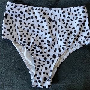 High-Waisted Bikini Tankini Swim Bottoms